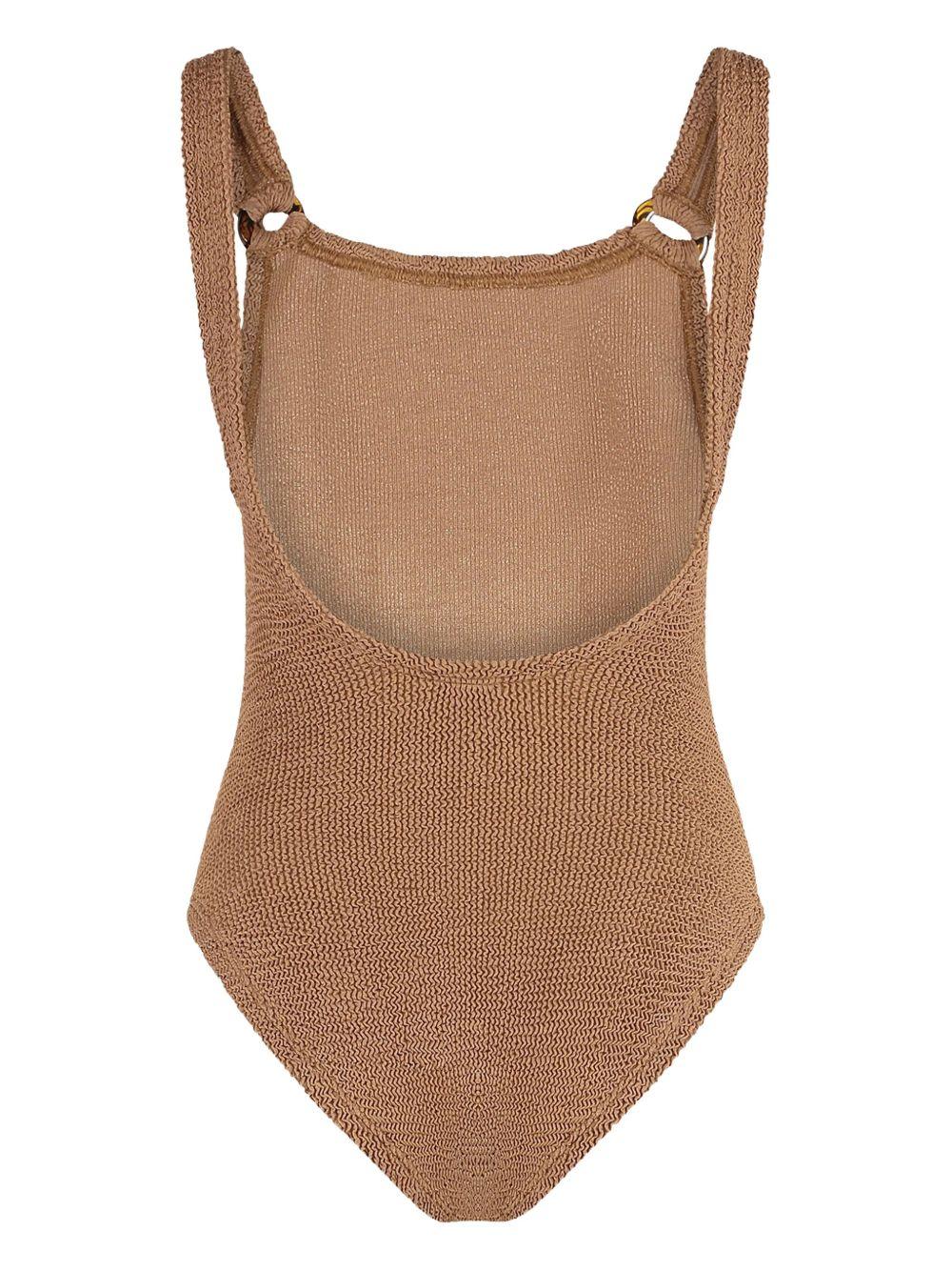 Costume intero domino in marrone hunza g - donna 