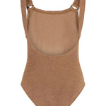 Costume intero domino in marrone hunza g - donna 