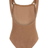 Costume intero domino in marrone hunza g - donna 