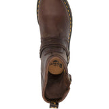 Stivaletti con cinturini anistone in marrone Dr.Martens - uomo 