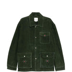 Gicca in suede con tasche in verde Found - unisex 