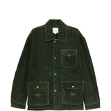 Gicca in suede con tasche in verde Found - unisex 