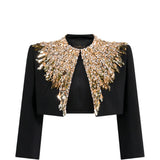 Blazer crop dexy in nero Jenny packham - donna 