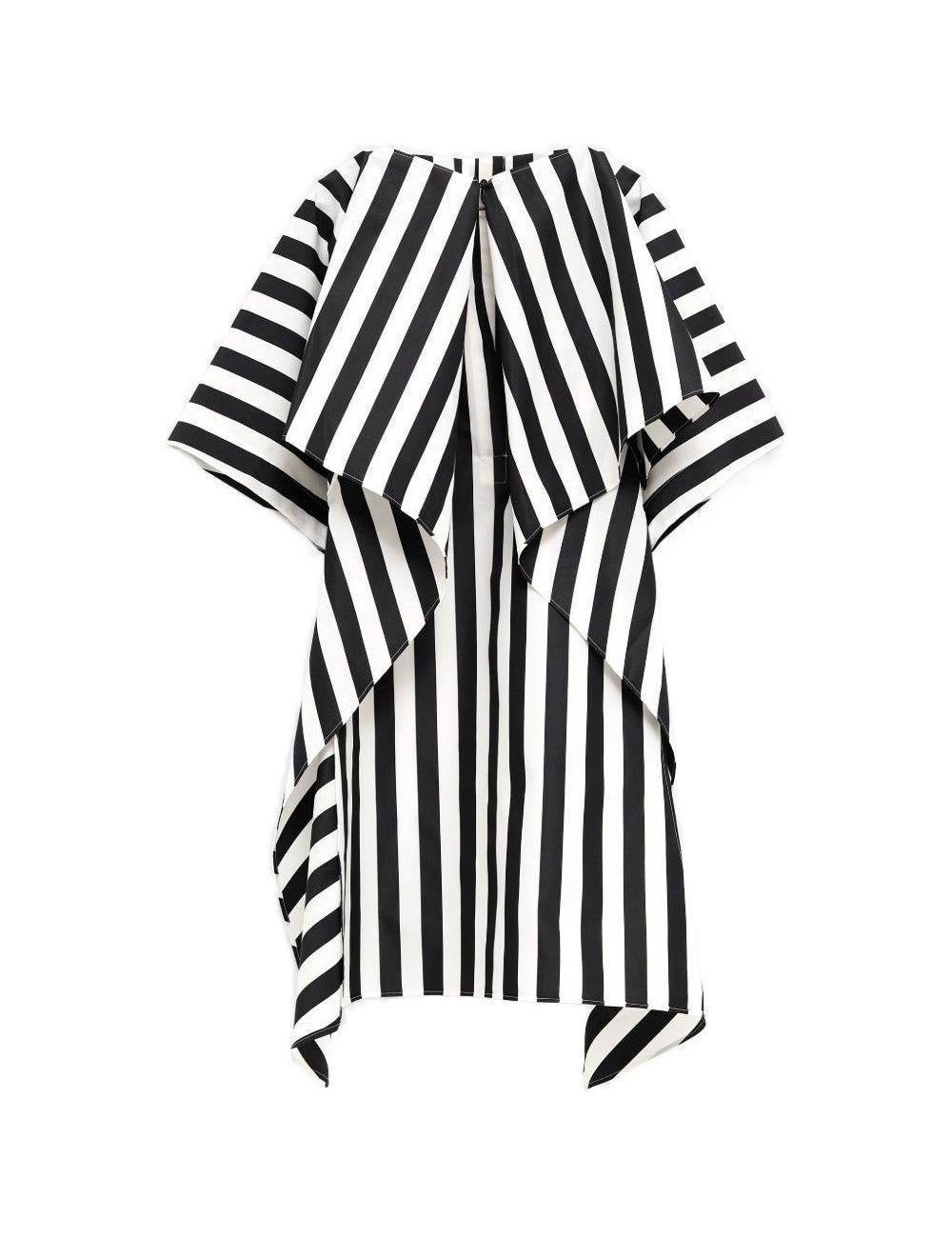 Abito a righe la tunique moisson in bianco e nero Jacquemus - donna 