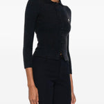 Cardigan con logo in blu Shushu/tong - donna 