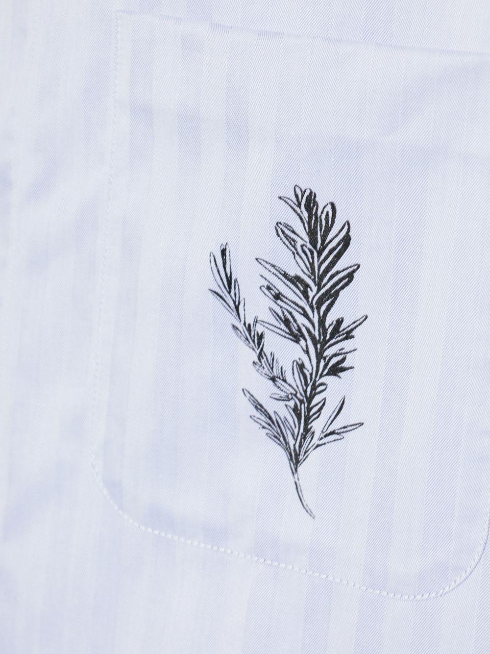 Camicia a maniche corte la chemise gardian in blu Jacquemus - uomo 