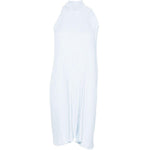 Abito midi a pieghe in azzurro GONGDID DESIGN - donna 