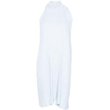 Abito midi a pieghe in azzurro GONGDID DESIGN - donna 