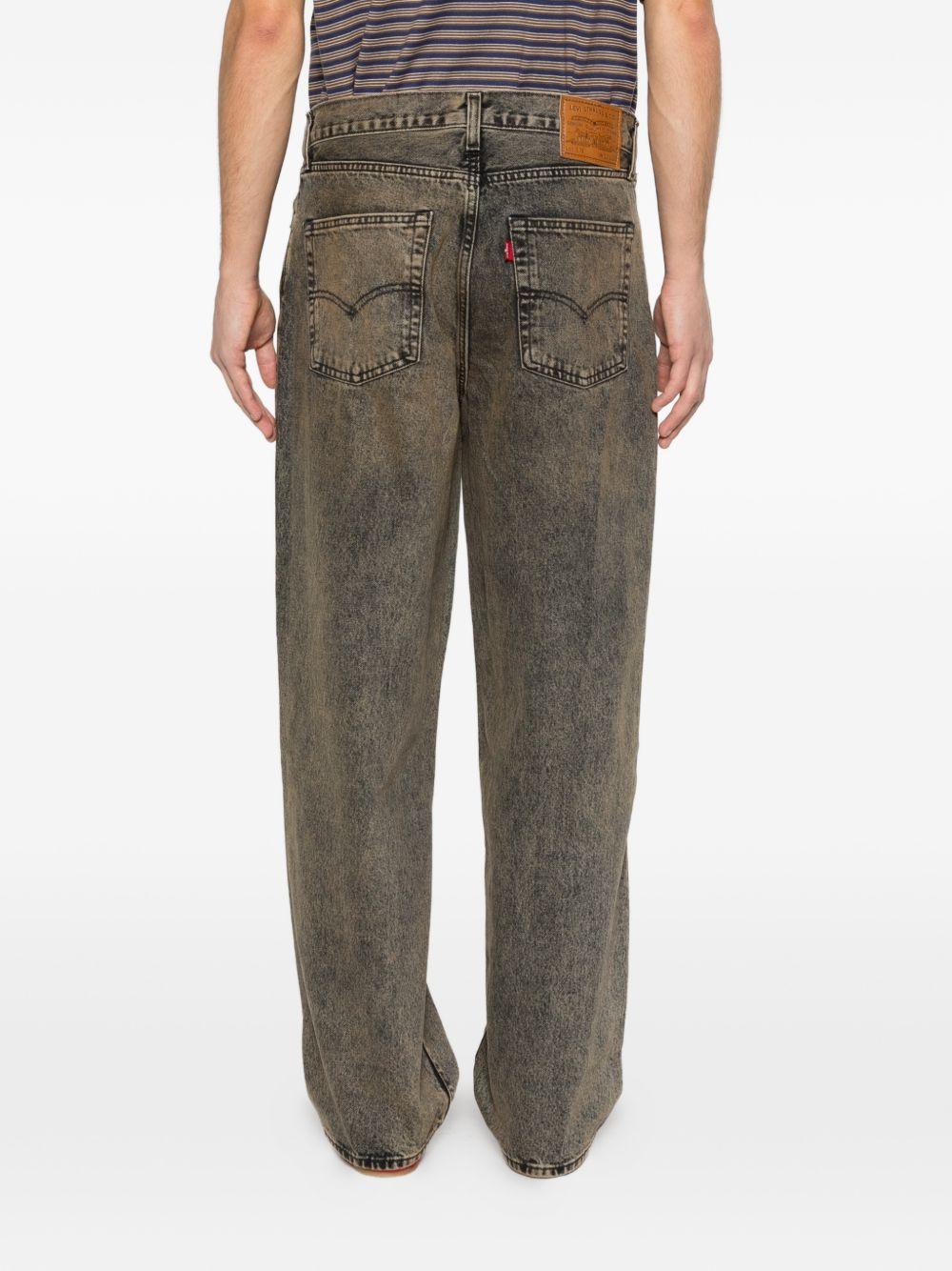 578 jeans larghi scoloriti in beige e grigio Levi's - uomo 