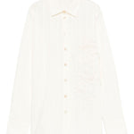 Camicia a righe in bianco Golden goose - donna 