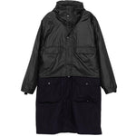Cappotto Endurance con cappuccio in nero Barbour x kaptain sunshine - uomo 
