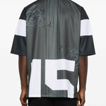 T-shirt con stampa floreale in grigio Ih nom uh nit - uomo 
