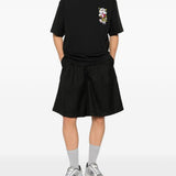 T-shirt ricamata in nero Kenzo - uomo 