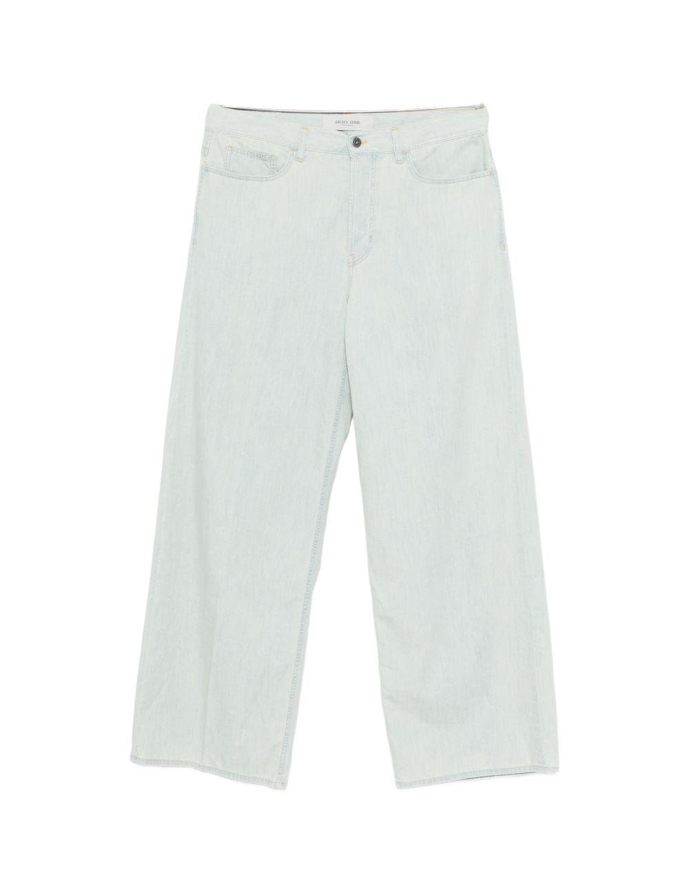 Pantaloni a gamba dritta in celeste Golden goose - uomo 