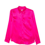 Camicia chowy con finitura satinata in rosa Dries van noten - donna 