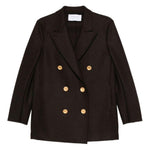 Cappotto doppiopetto in marrone Harris wharf london - donna 