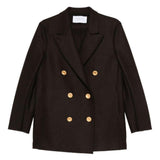 Cappotto doppiopetto in marrone Harris wharf london - donna 