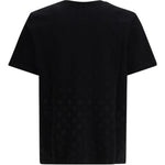 T-shirt con monogramma in nero Casablanca - uomo 