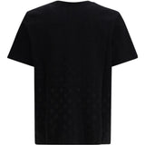 T-shirt con monogramma in nero Casablanca - uomo 