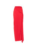 Gonna lunga drappeggiata in rosso Rick Owens Lilies - donna