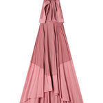 Abito lungo con scollo all'americana in rosa Lanvin - donna 