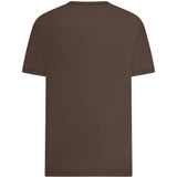 T-shirt a maniche corte in marrone Lemaire - uomo 