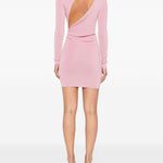 Abito in maglia a collo alto in rosaSelf-portrait - donna 