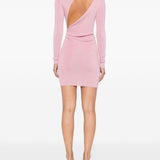 Abito in maglia a collo alto in rosaSelf-portrait - donna 