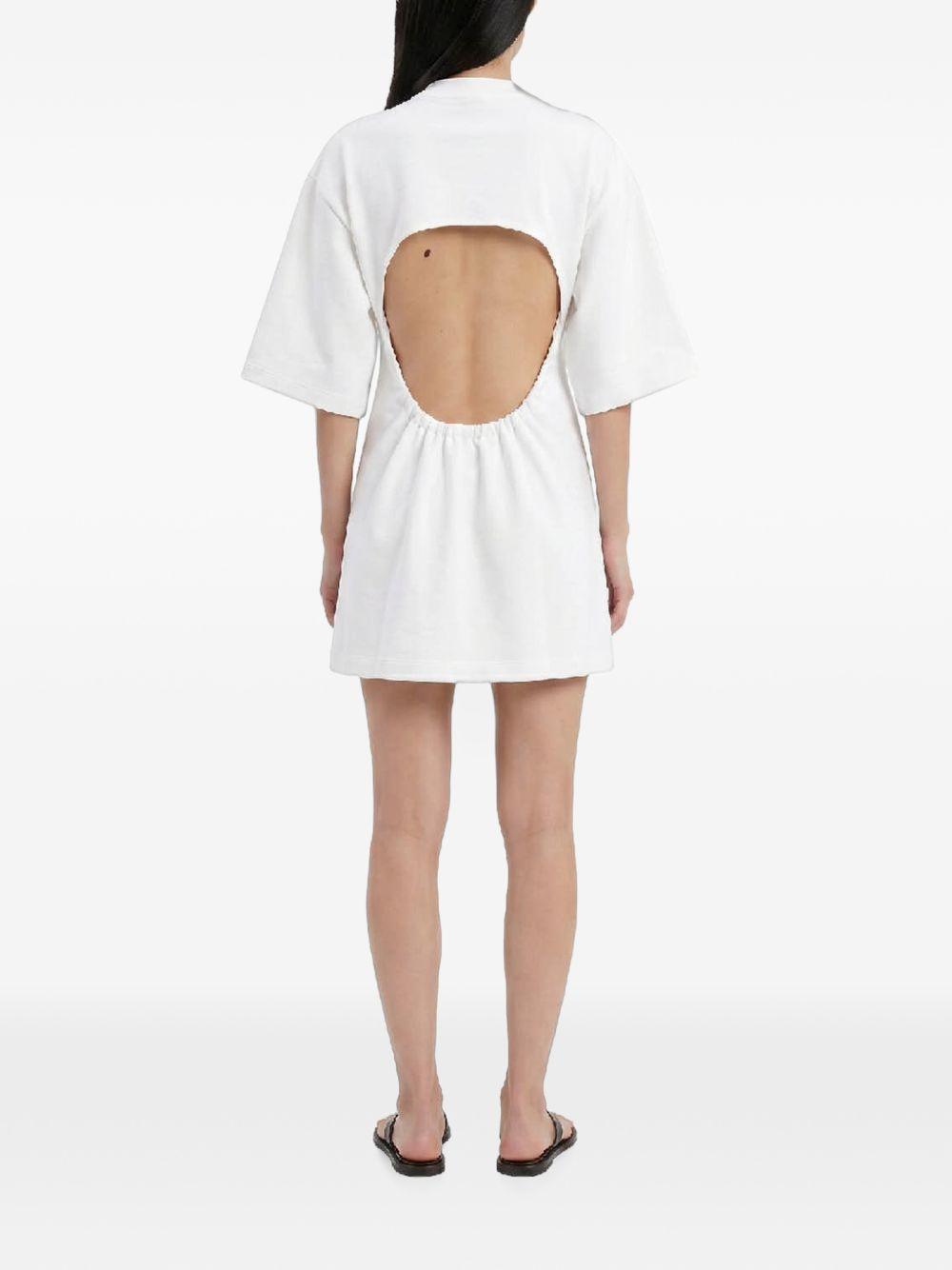 Abito a t-shirt con schiena scoperta in bianco  Wardrobe NYC - donna 