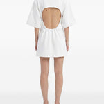 Abito a t-shirt con schiena scoperta in bianco  Wardrobe NYC - donna 