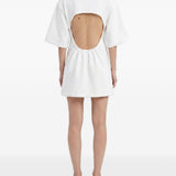 Abito a t-shirt con schiena scoperta in bianco  Wardrobe NYC - donna 