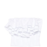 Top volant in bianco Viktor&rolf - donna 