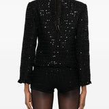 Giacca con fiocchi in nero Alessandra Rich -  donna 