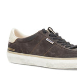 Sneakers soul star in camoscio con linguetta sul tallone in grigio Golden goose - uomo 