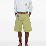 Camicia a quadri con logo ricamato multicolor DROLE DE MONSIEUR - uomo 