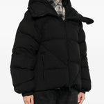 Giacca imbottita con chiusura a zip in nero Bacon - donna 