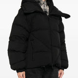 Giacca imbottita con chiusura a zip in nero Bacon - donna 