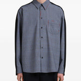 Camicia a quadri in blu e grigio Marni - uomo 