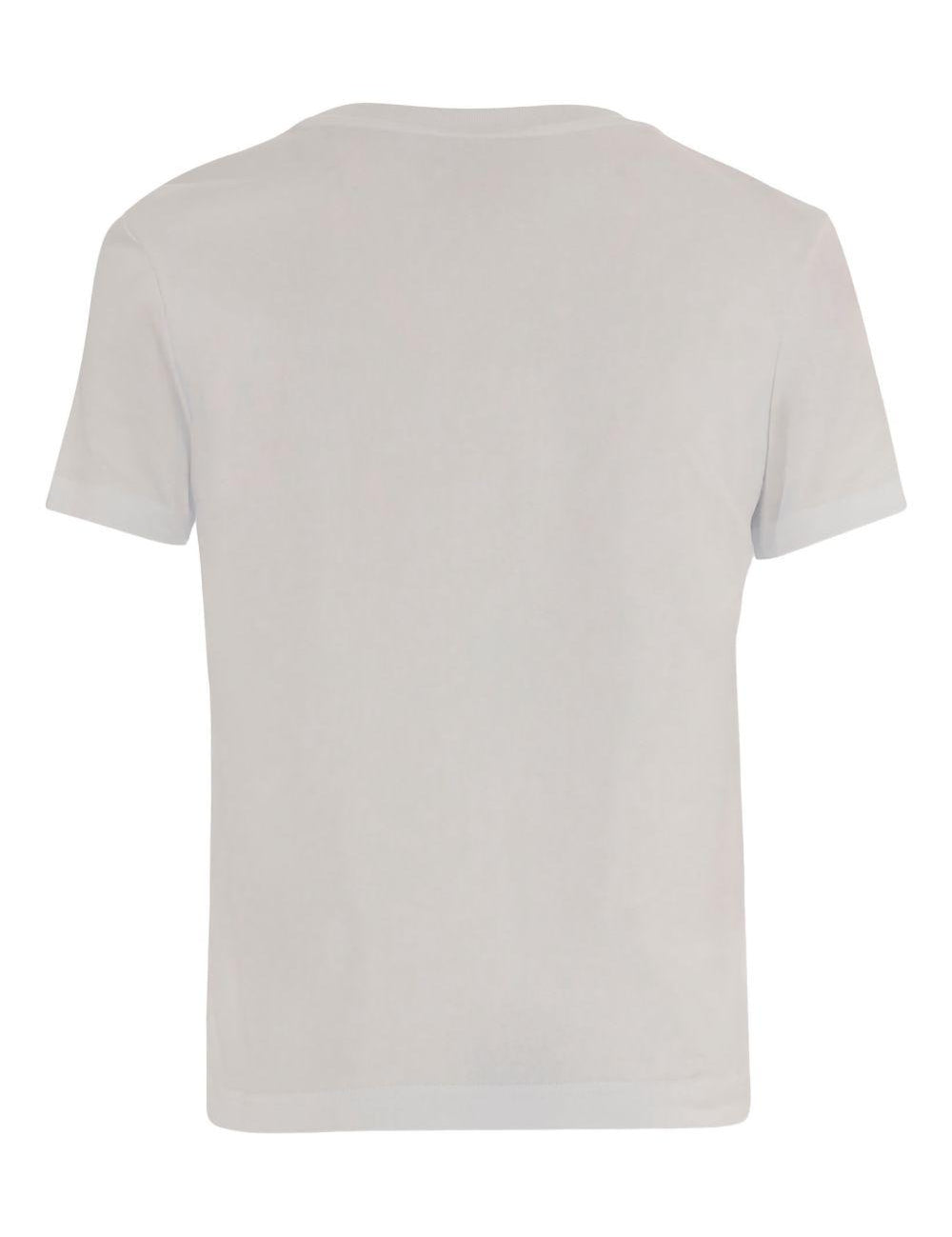 T-shirt con logo in bianco Casablanca - donna 