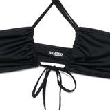 bikini lycra in nero the attico - donna 