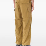 Pantaloni cargo in twill in beige And wander - uomo 