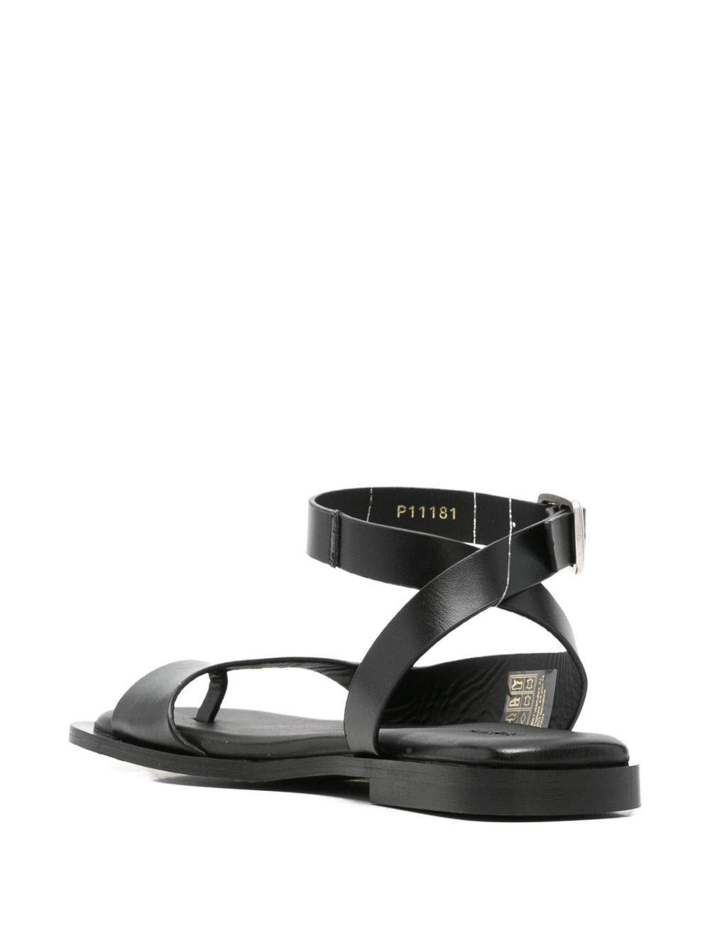 Sandali in pelle in nero Alohas - donna 
