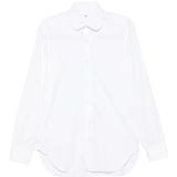 Camicia con colletto peter pan in bianco Barba - uomo 