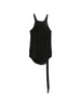 Canotta con scollo olimpionico in nero Rick owens drkshdw - donna