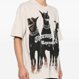 T-shirt Thoroughbred in bianco Represent - uomo 