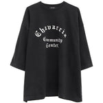 T-shirt Chavarria con stampa in nero Willy chavarria - uomo 