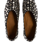 Ballerine con borchie jane in nero Khaite - donna 