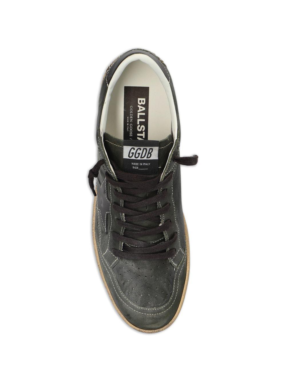 Sneakers ball star in verde Golden goose - uomo 