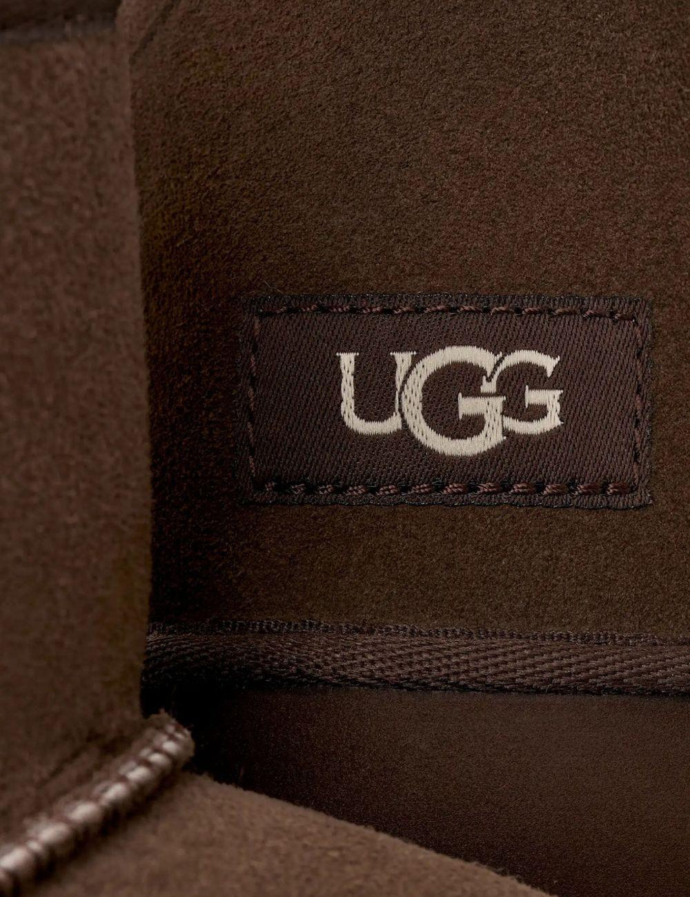 Stivali in pelle scamosciata in marrone Ugg - uomo 