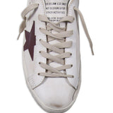 Sneakers Superstar in avorio e bordeaux Golden goose - uomo 